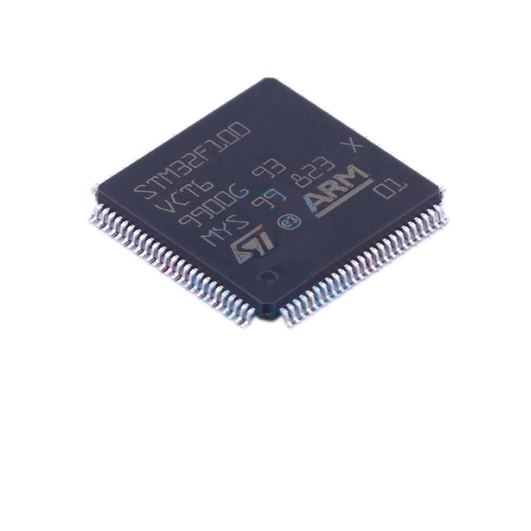 STM32F100VCT6 LQFP64の電子部品の配分の新しい元のテストされた集積回路の破片IC STM32F100VCT6