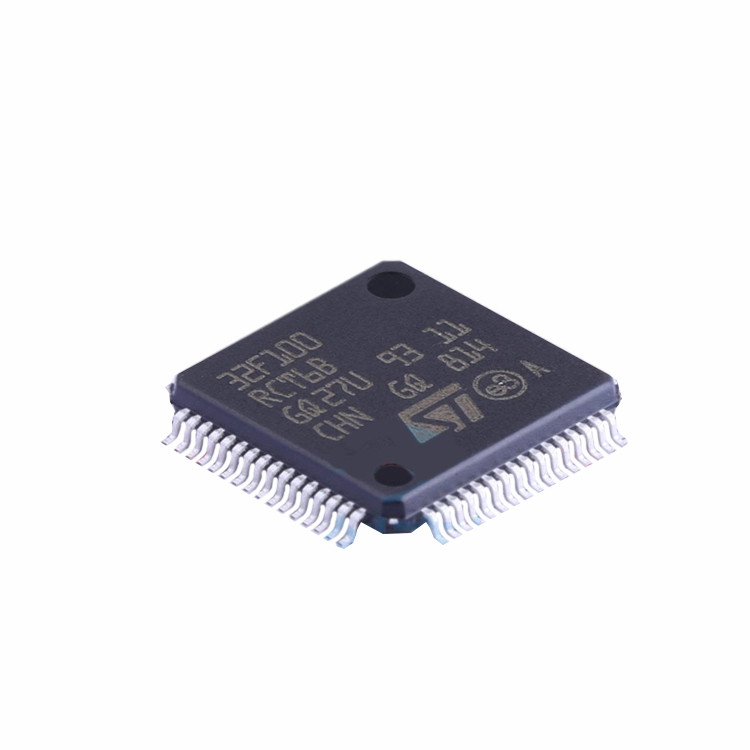 STM32F100RCT6B LQFP64の電子工学の部品の配分の新しい元のテストされた集積回路の破片IC STM32F100RCT6B
