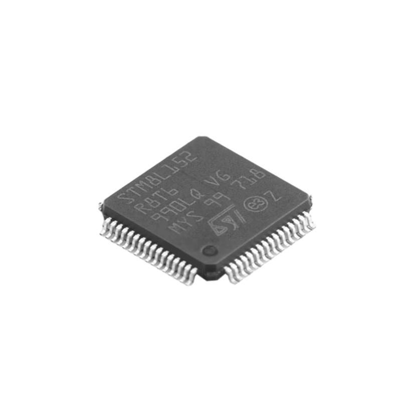 STM8L152R8T6マイクロ制御回路およびプロセッサIC MCU 8BIT 64KBのフラッシュ64LQFPの集積回路ICの破片STM8L152R8T6
