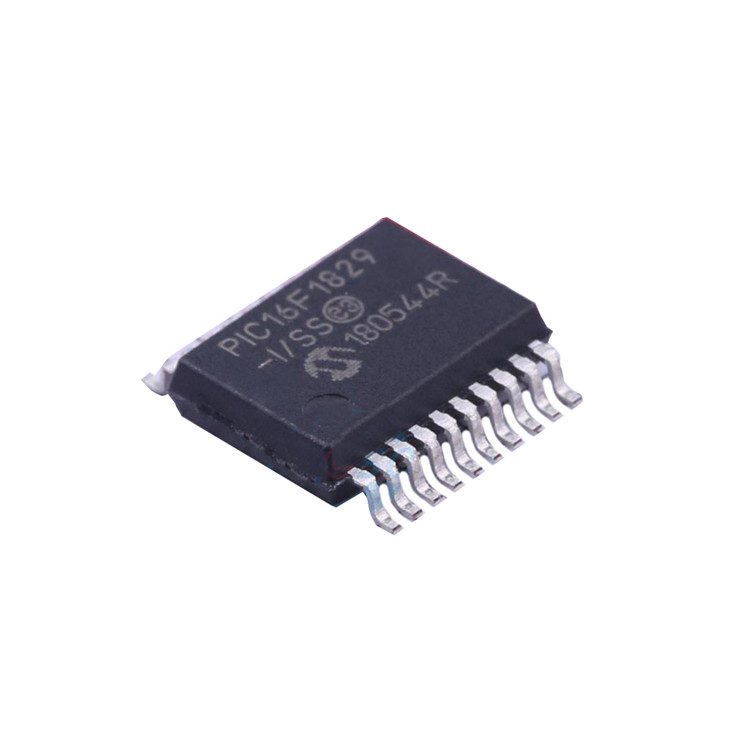 PIC16F1829-I/SSのマイクロ コントローラ チップ新しく、元のSSOP-20集積回路
