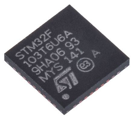標準的なマイクロ制御回路IC MCU 32BIT 32KBフラッシュ36VFQFPNの集積回路ICの破片STM32F103T6U6A