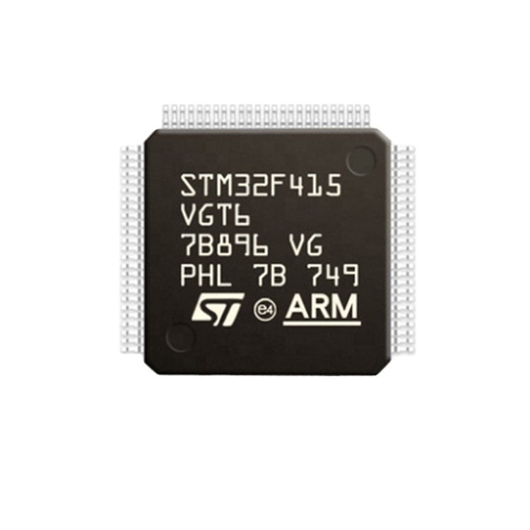 標準的なマイクロ制御回路IC MCU 32BIT 1MB抜け目がない100LQFP電子部品の集積回路STM32F415VGT6