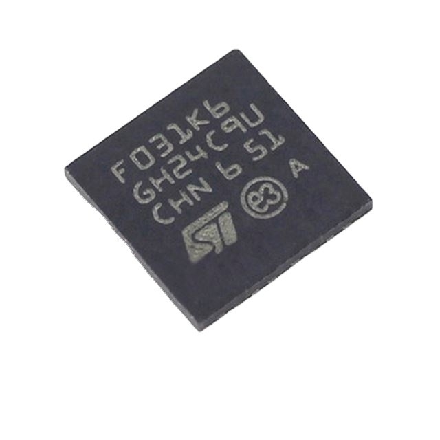 標準的なマイクロ制御回路IC MCU 32BIT 32KB抜け目がない32UFQFPN電子部品の集積回路STM32F031K6U6