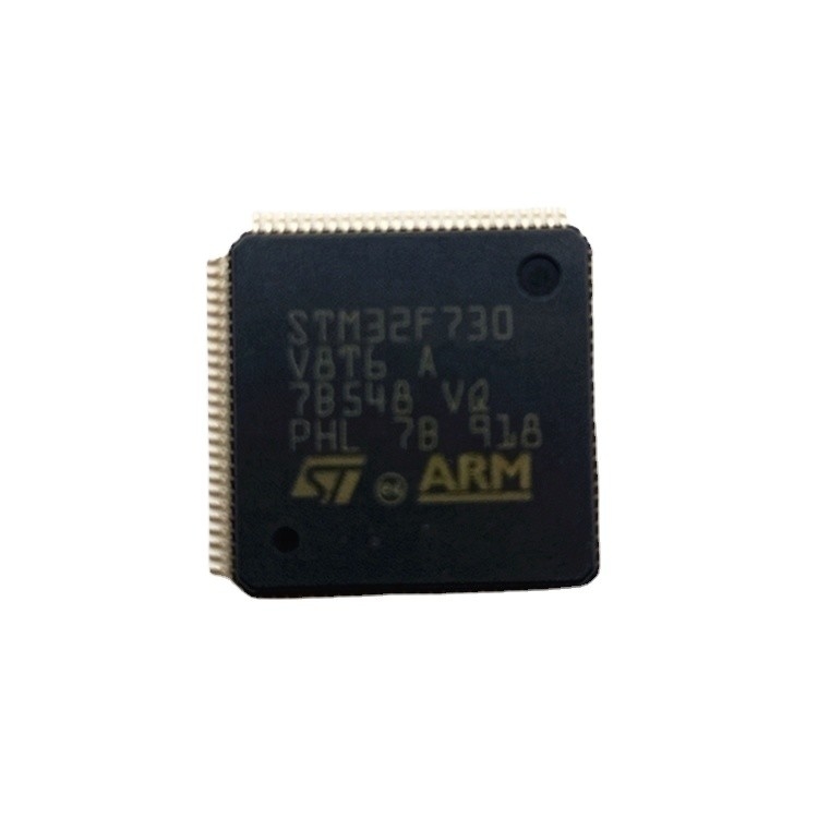 標準的なマイクロ制御回路IC MCU 32BIT 64KB抜け目がない100LQFP電子部品の集積回路STM32F730V8T6