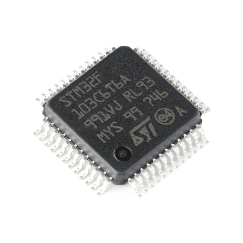 標準的なマイクロ制御回路IC MCU 32BIT 32KB抜け目がない48LQFP電子部品の集積回路STM32F103C6T6A
