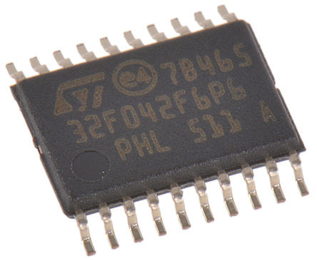 標準的なマイクロ制御回路IC MCU 32BIT 32KB抜け目がない20TSSOP電子部品の集積回路STM32F042F6P6