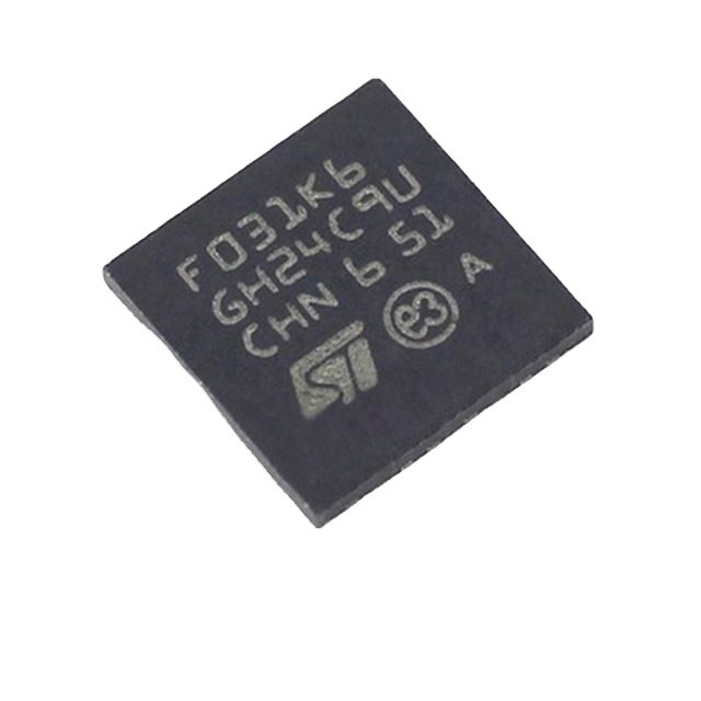 標準的なマイクロ制御回路IC MCU 32BIT 32KB抜け目がない32UFQFPN電子部品の集積回路STM32F031K6U6