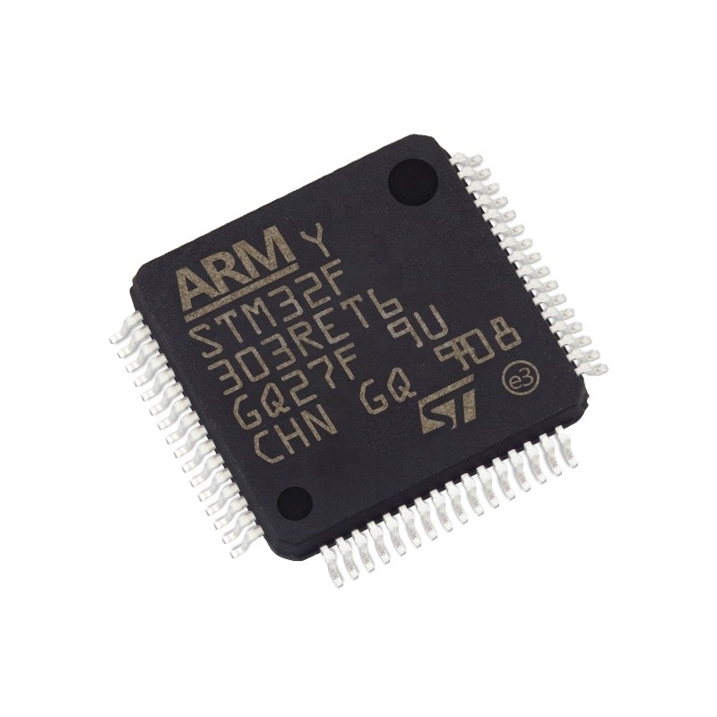 標準的なマイクロ制御回路IC MCU 32BIT 512KBフラッシュ64LQFPの集積回路ICの破片STM32F303RET6