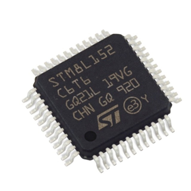 新しいオリジナルのマイクロ制御回路IC MCU 8BIT 32KBフラッシュ48LQFPの集積回路ICの破片STM8L152C6T6