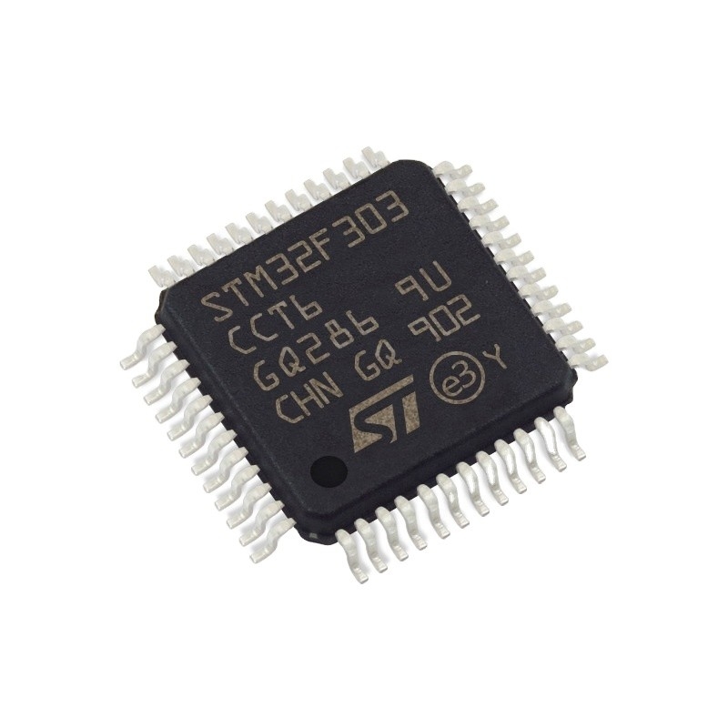 標準的なマイクロ制御回路IC MCU 32BIT 256KB抜け目がない48LQFP電子部品の集積回路STM32F303CCT6