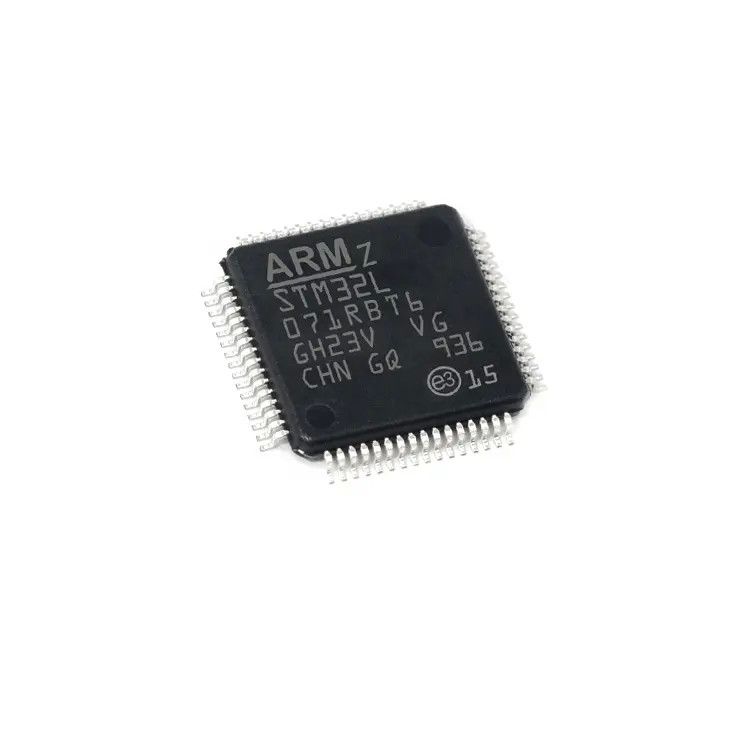 標準的なマイクロ制御回路IC MCU 32BIT 128KB抜け目がない64LQFP電子部品の集積回路STM32L071RBT6