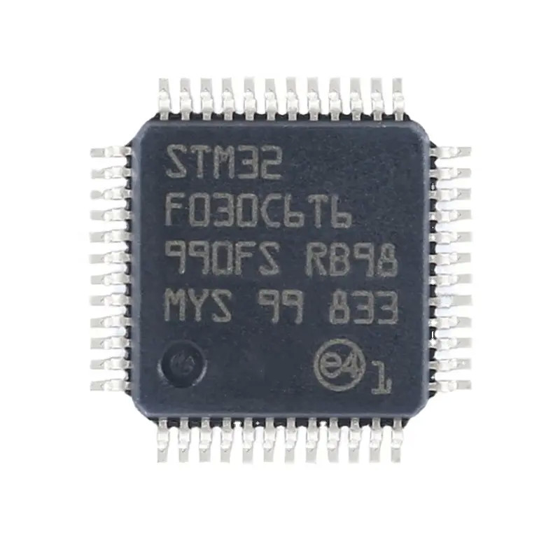 標準的なマイクロ制御回路IC MCU 32BIT 32KBフラッシュ48LQFPの電子componantsの集積回路でBGAはSTM32F030C6T6を欠く