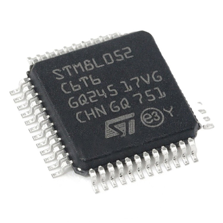 標準的なマイクロ制御回路IC MCU 8BIT 64KB抜け目がない64LQFP電子部品の集積回路STM8L052R8T6