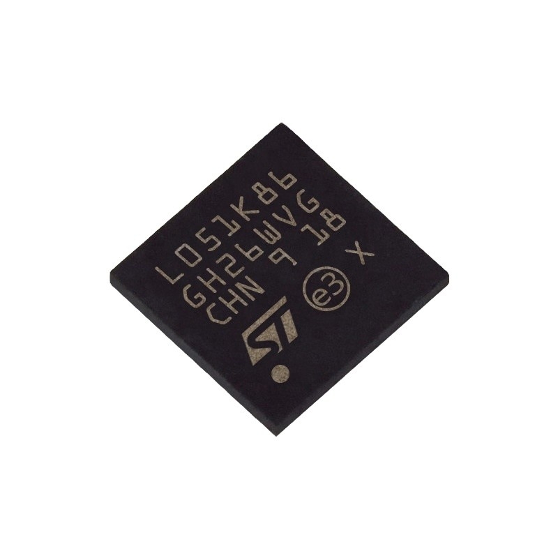 標準的なマイクロ制御回路IC MCU 32BIT 64KB抜け目がない32UFQFPN電子部品の集積回路STM32L051K8U6