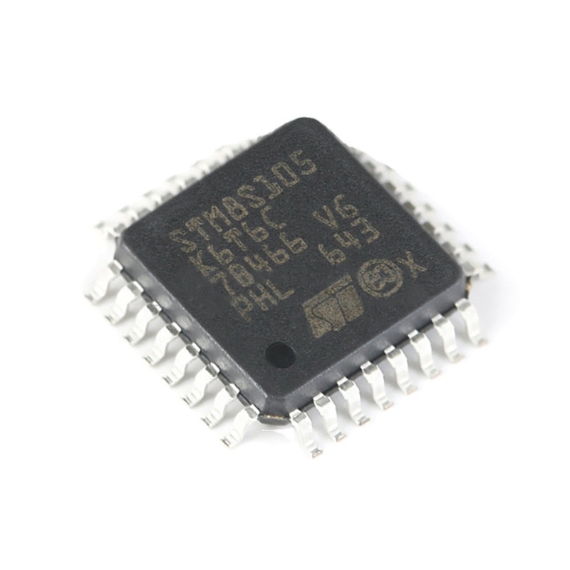 標準的なマイクロ制御回路IC MCU 8BIT 32KB抜け目がない32LQFP電子部品の集積回路STM8S105K6T6C