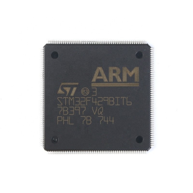 Chuangyunxinyuanの腕の皮質M4 MCUの標準的なLQFP208 STM32F429BIT6の32ビット512KB構成の電子工学208-LQFPのマイクロ制御回路原物