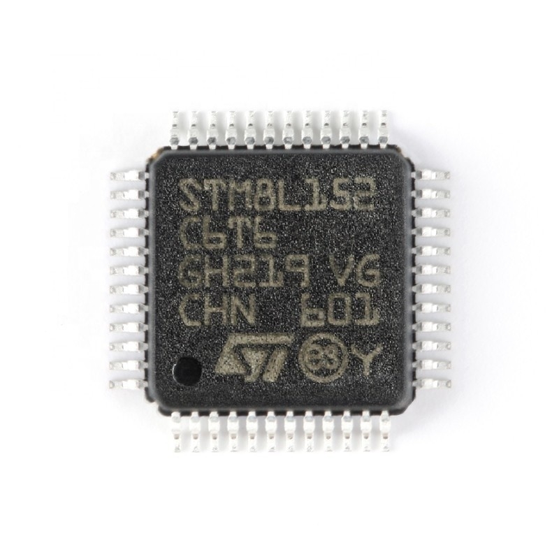 標準的なICの破片MCU 8BIT 32KB抜け目がない48LQFP STMの電気供給構成の電子工学STM8L152C6T6のChuangyunxinyuan