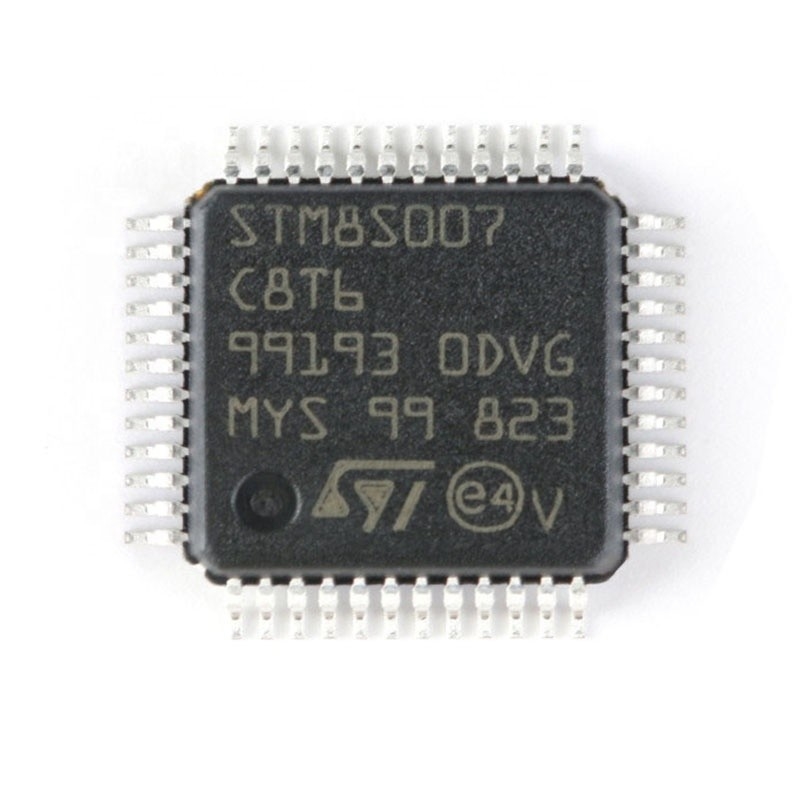 Chuangyunxinyuanの新しく、元のIC MCU 8BIT 64KBの抜け目がなく新しい48LQFPマイクロ制御回路STM8S007C8T6