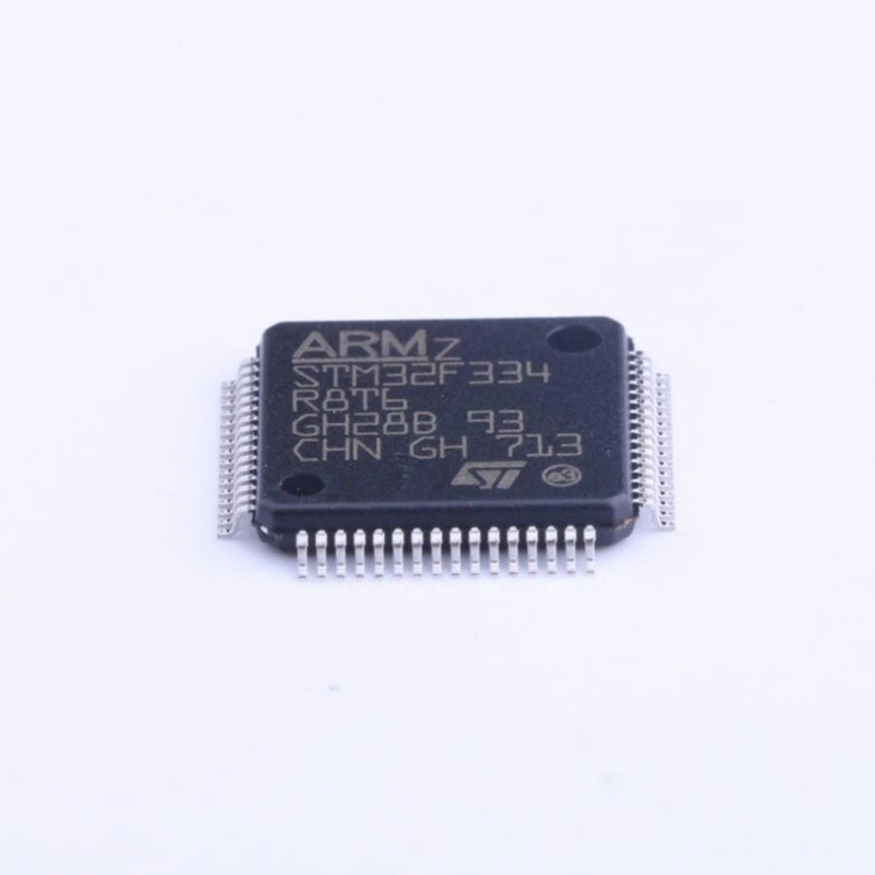 MCUの32ビットSTM32腕の皮質M4 RISC 64KB抜け目がない2.5V/3.3V 64 Pin LQFPの皿-皿STM32F334R8T6 IC