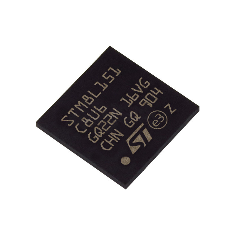 STM8L151C8U6新しいオリジナルのマイクロ制御回路オンライン電子部品の集積回路QFN48 MCU STM8L151C8U6 IC